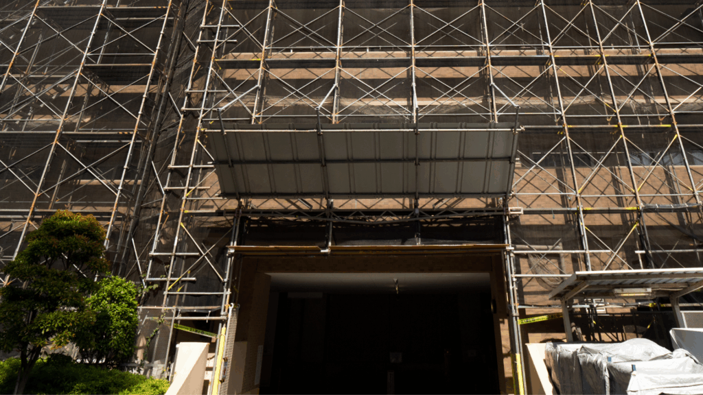 immeuble en travaux