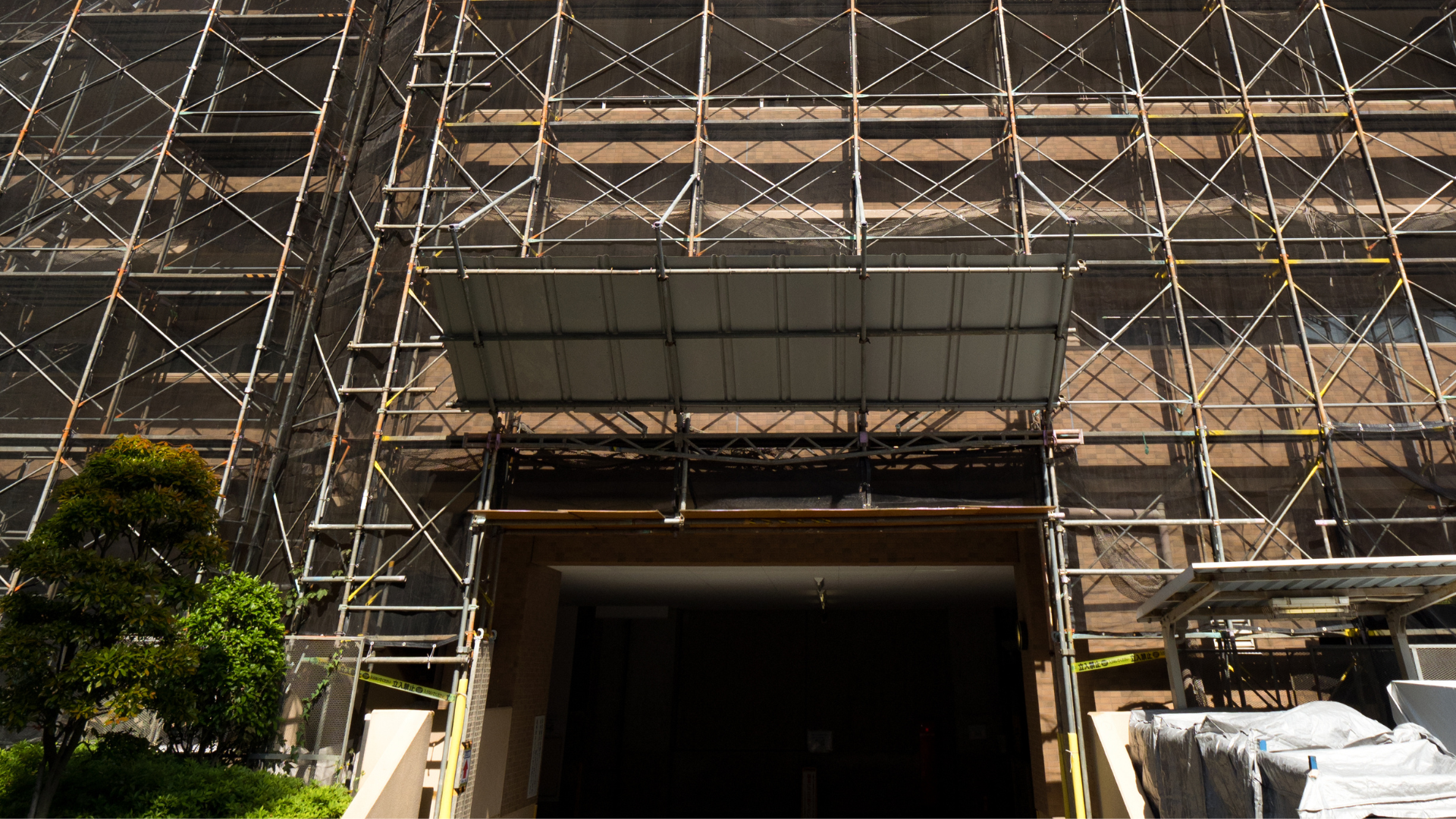 immeuble en travaux